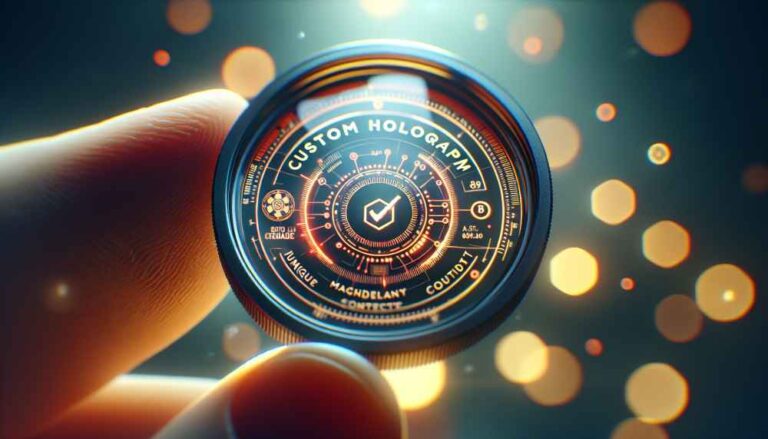 Personalizowane hologramy z logo producenta: Twój produkt, Twój unikalny kod zaufania